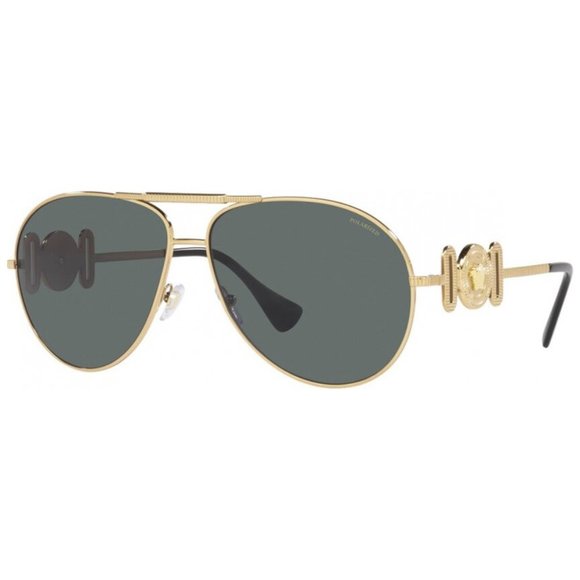 VERSACE Other - Men's Ve2249 65mm Polarized Sunglasses
